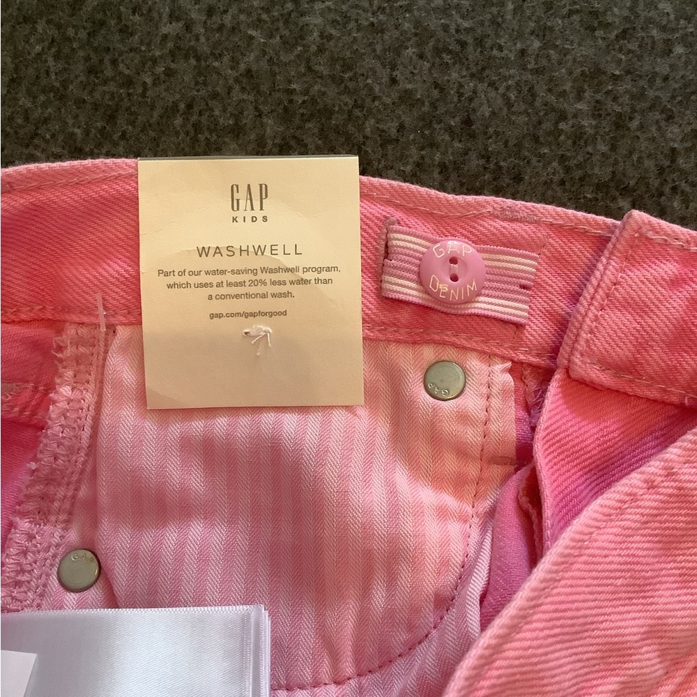GAP KIDS Pink Longline Shorts Size 6 NWT - Picture 4 of 6